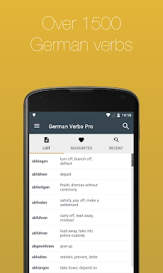 German Verb Conjugator screenshots
