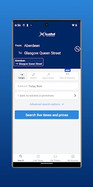 ScotRail Train Times & Tickets screenshots