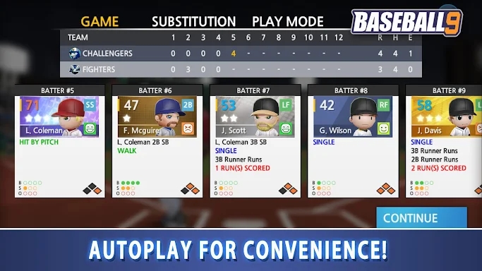 BASEBALL 9 screenshots