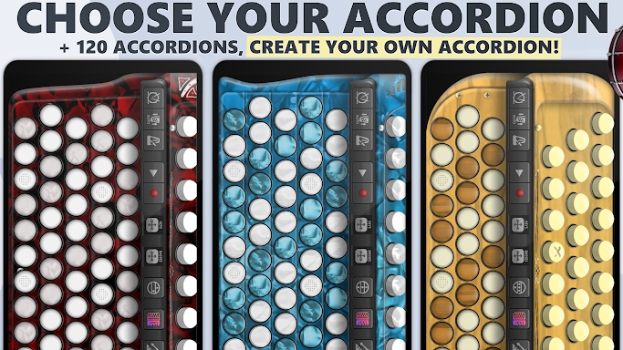 Accordion Chromatic Button screenshots