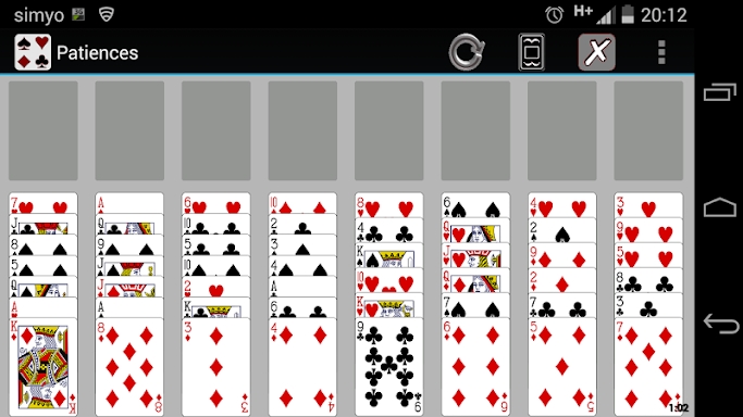 Patiences: 4 casual card games screenshots