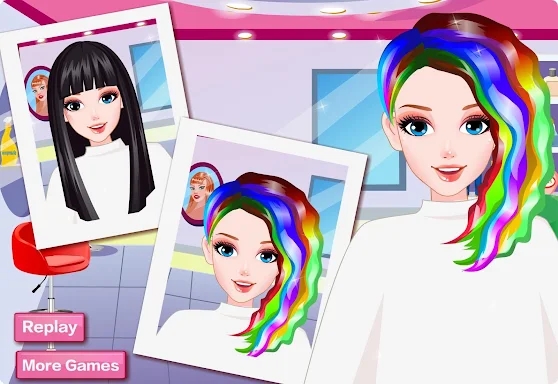 Rainbow Hair Style Hairdresser screenshots