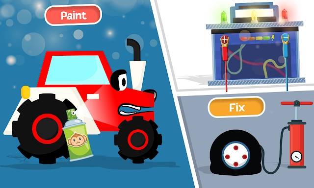 Car Wash & Garage for Kids screenshots