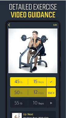 Gym Workout Planner & Tracker screenshots