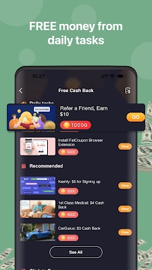 FatCoupon Cash Back & Codes screenshots