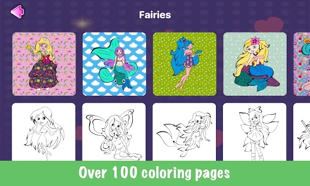 Coloring Books for Girl screenshots