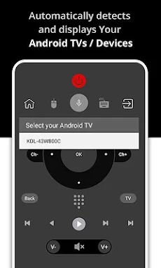 Remote for Android TV screenshots