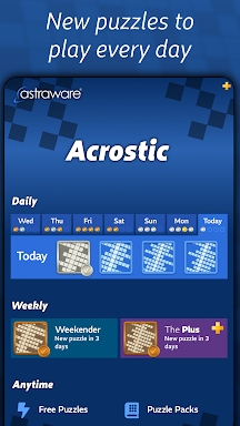 Astraware Acrostic screenshots