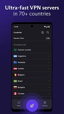 VPN Proton: Fast & Secure VPN screenshots