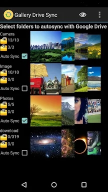 Gallery Drive Sync screenshots