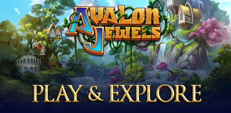 Avalon Jewels Match-3 screenshots