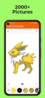 Poke Pixel Art Coloring screenshots