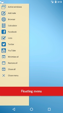 Floating Apps (multitasking) screenshots