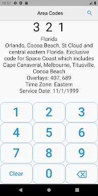 Area Codes screenshots
