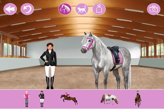 Pferde- und Reiter Anzieh-Spaß screenshots
