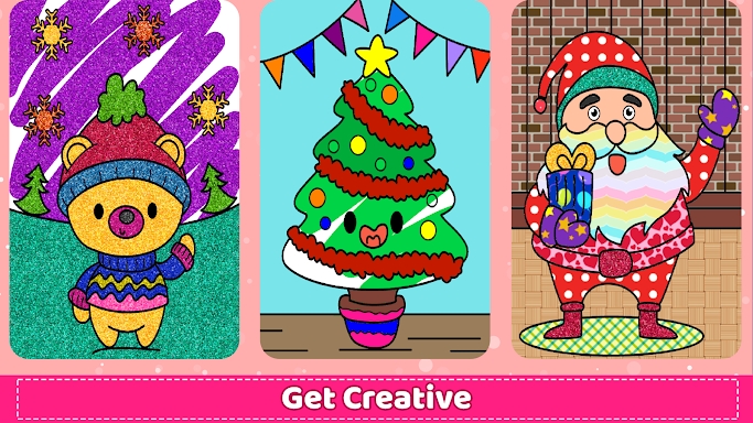 Christmas Coloring Book Games screenshots