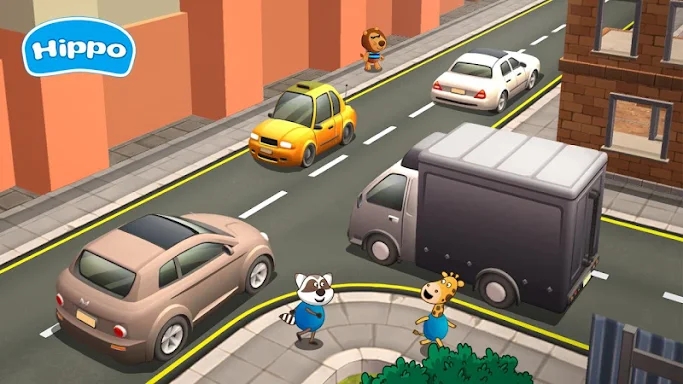 Kids’ Car Racing with Hippo screenshots