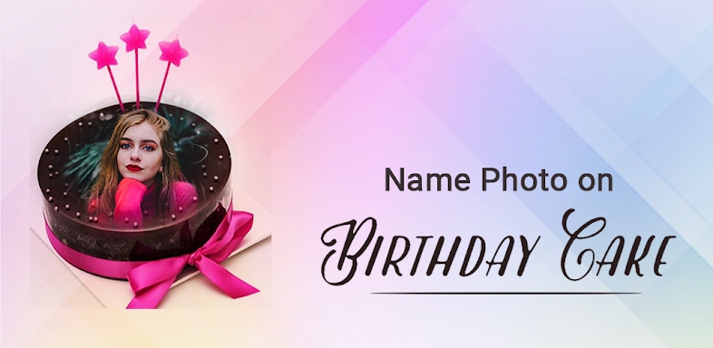 Name Photo on Birthday Cake screenshots