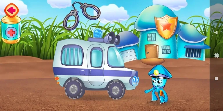 Полицейский грузовичок. Детский гараж и Машинки. screenshots