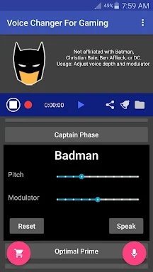 Voice Changer Mic for Gaming - screenshots
