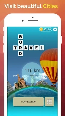 Word Travel: Wonders Trip Game screenshots
