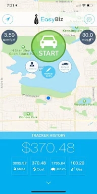 Mileage Tracker for Work screenshots