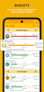 Fast Budget - Expense Manager screenshots