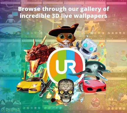 UR 3D Launcher—Customize Phone screenshots
