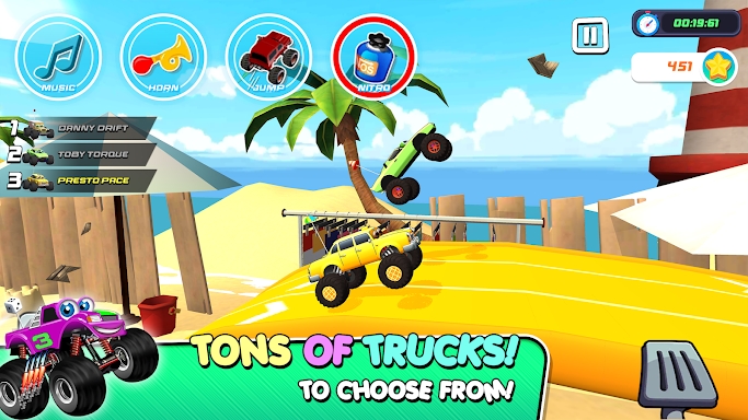 Monster Trucks Game for Kids 3 screenshots