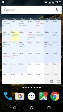 Touch Calendar F screenshots