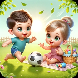 Twin Baby Care Game