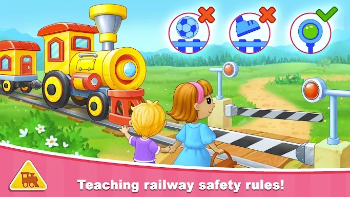 Train Games for Kids: station screenshots