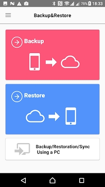 JS Backup – Restore & Migrate screenshots