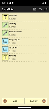QuickNote Notepad Notes screenshots