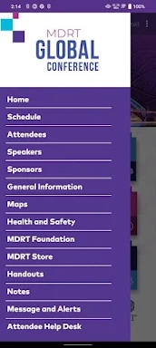 2022 MDRT Global Conference screenshots