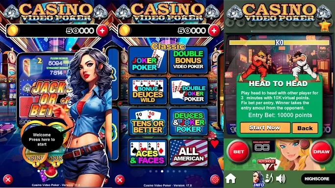 Casino Video Poker screenshots