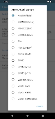Launcher for XBMC™ screenshots