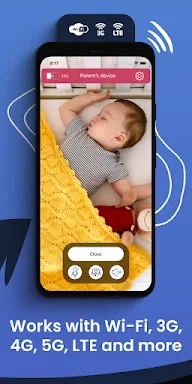 Baby Monitor Saby. 3G BabyCam screenshots