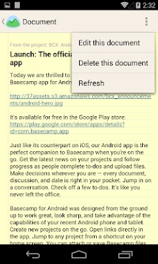 Basecamp 2 screenshots