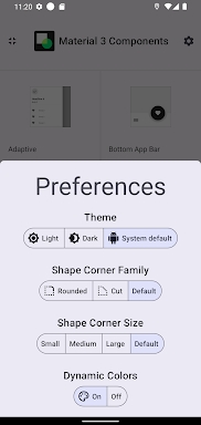 Material Design Components screenshots