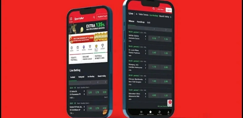 Sport Bet Mobile app Clu screenshots