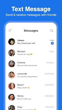 Messages screenshots
