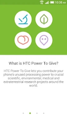 HTC Power To Give screenshots