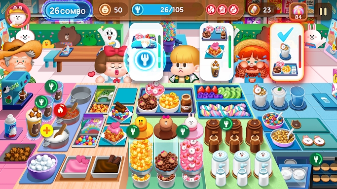 LINE CHEF A cute cooking game! screenshots