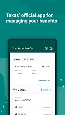 Your Texas Benefits screenshots