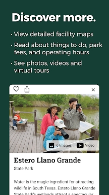 TX State Parks Official Guide screenshots