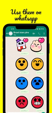 Brawl Stars Pins : Stickers for WhatsApp screenshots