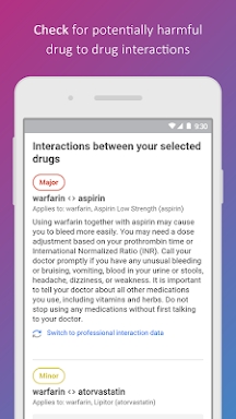Drugs.com Medication Guide screenshots
