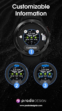 PRADO X15 - Hybrid Watch Face screenshots