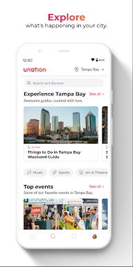 UNATION - Discover Events screenshots
